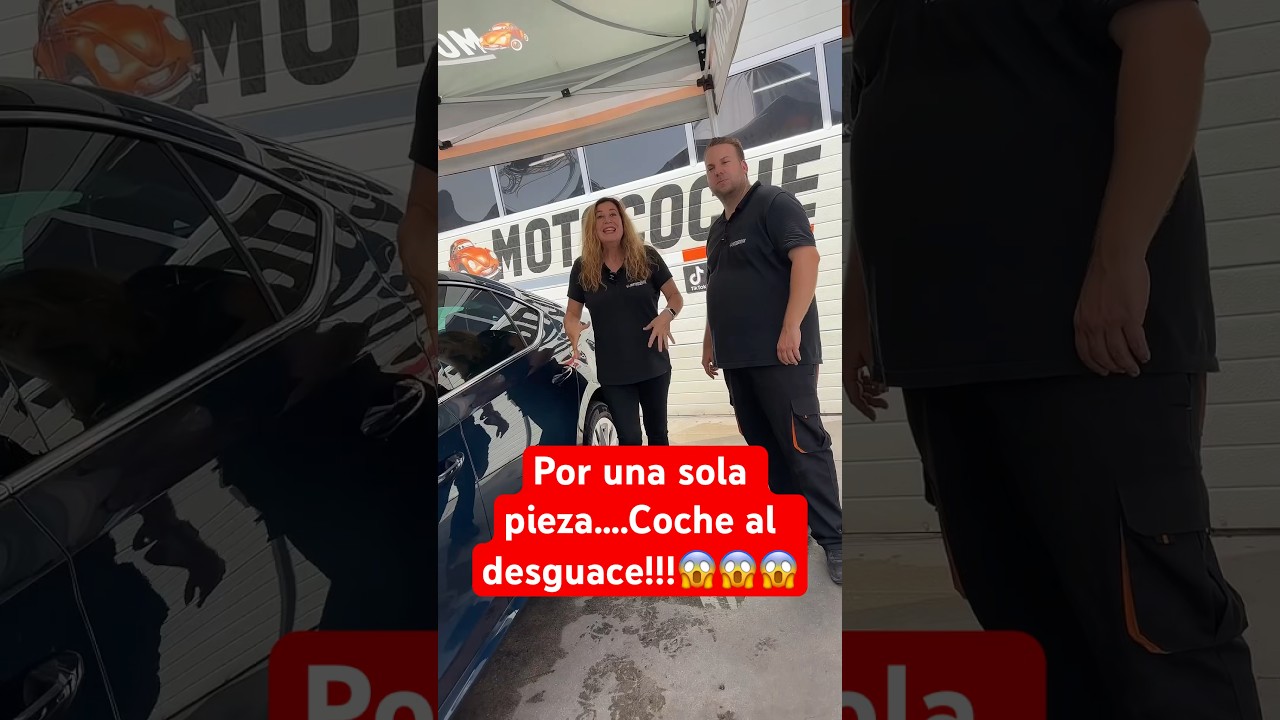 Por una sola pieza&hellip;..Coche al desguace!!!😱😱😱😱#desguace #skodaoctavia #autoparts #cochesdesguace