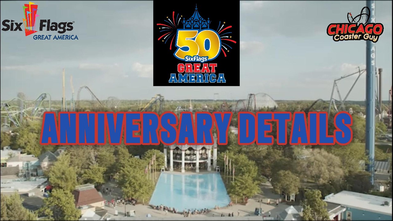 Подробности празднования 50-летия Six Flags Great America