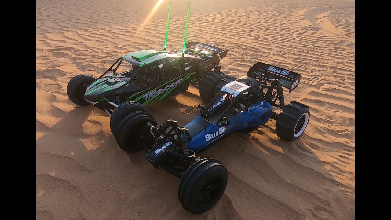 #traxxas Funco Sand Car VS. #hpiracing Baja 5B Flux