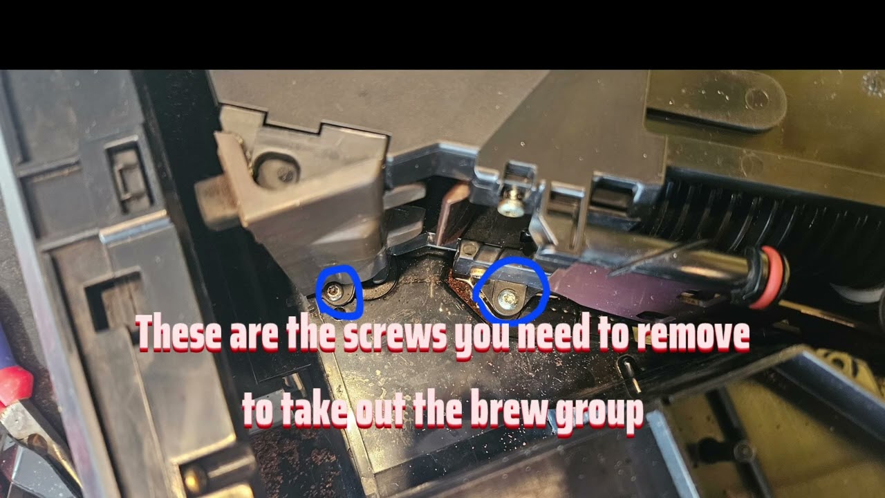 DIY Jura ENA 4 open to clean the brew group.