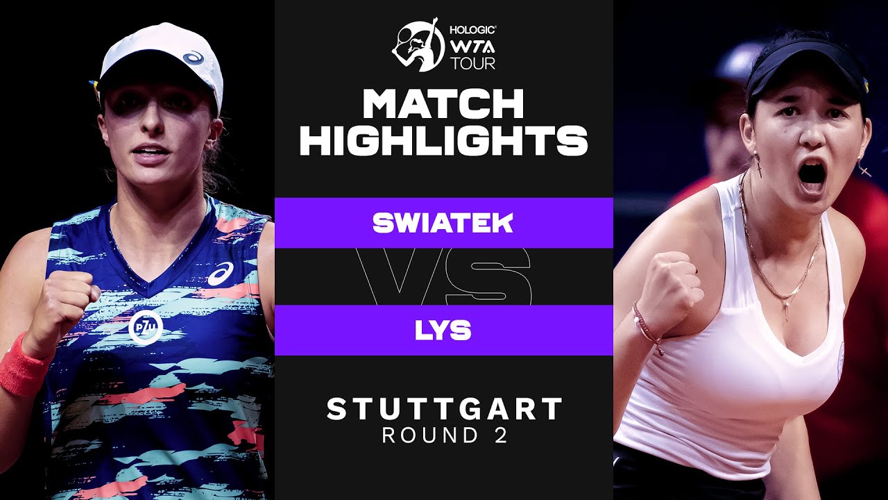 Ига Святек против Евы Лис | Штутгарт-2022, 2-й тур | Обзор матча WTA