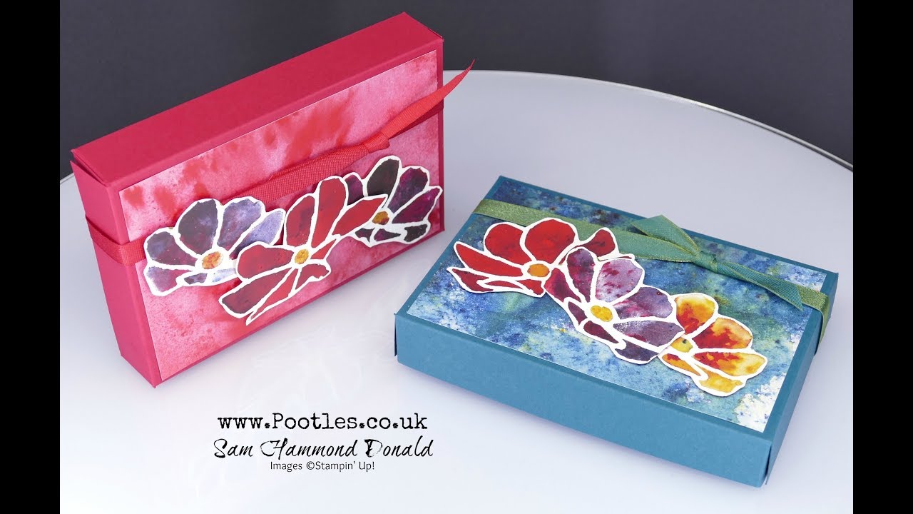Stampin' Up! See a Silhouette Fussy Cut Box Tutorial