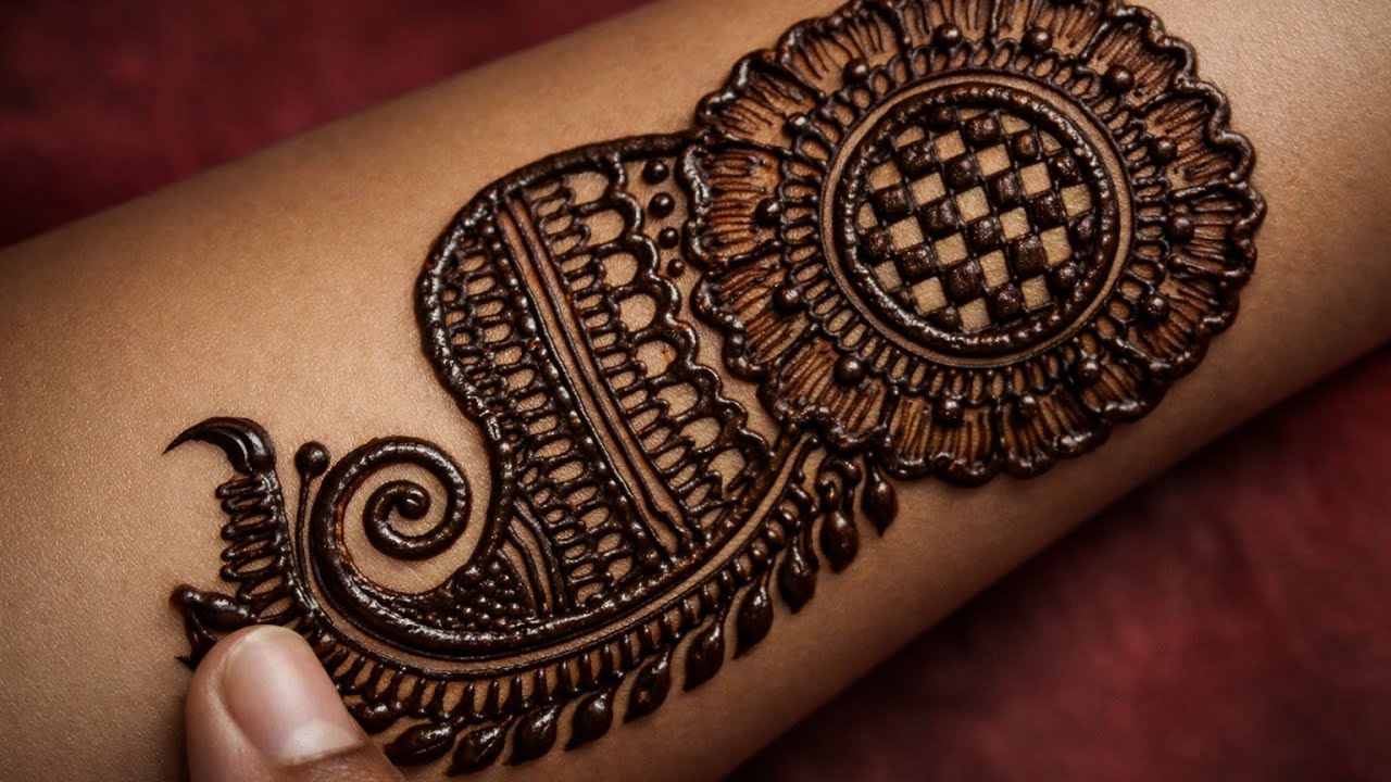 New Aesthetic Arabic Mehndi Design||Very Beautiful Very Easy Mehndi Design||Latest Arabic Mehndi