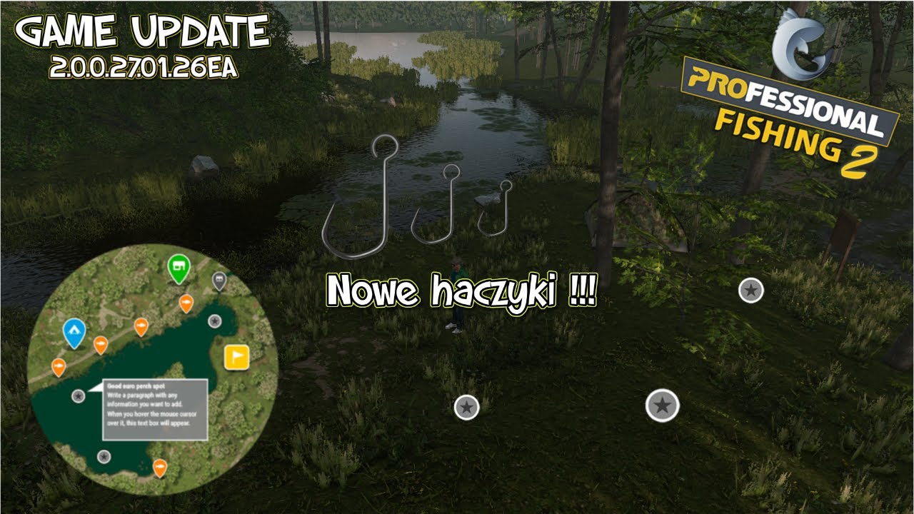 NOWE HACZYKI ZMIENIAJĄ WSZYSTKO?! Update 2.0.0.27.01.26EA | Professional Fishing 2