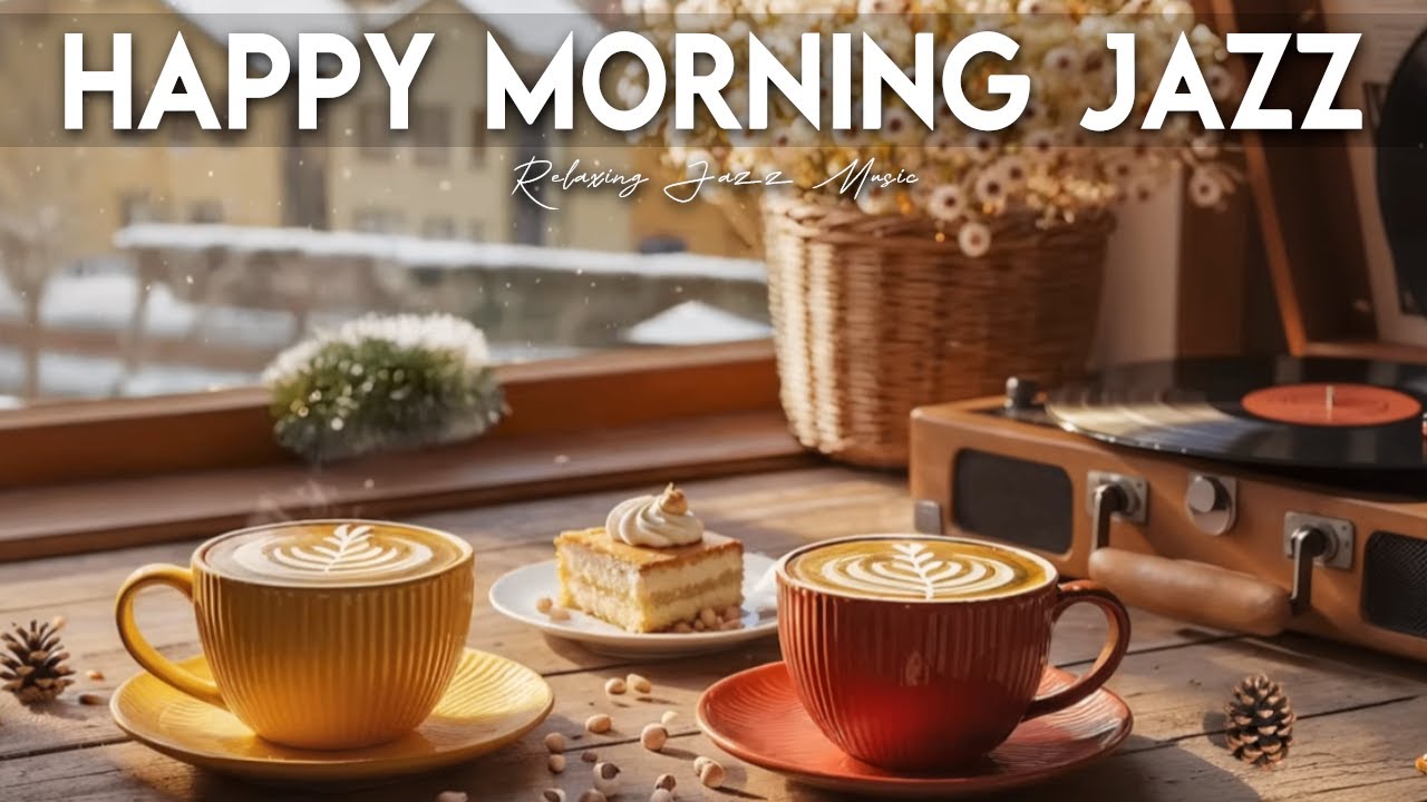 Happy Morning Jazz ☕ Cozy Bossa Nova Instrumental and Relaxing Jazz Cafe Music for Studying.