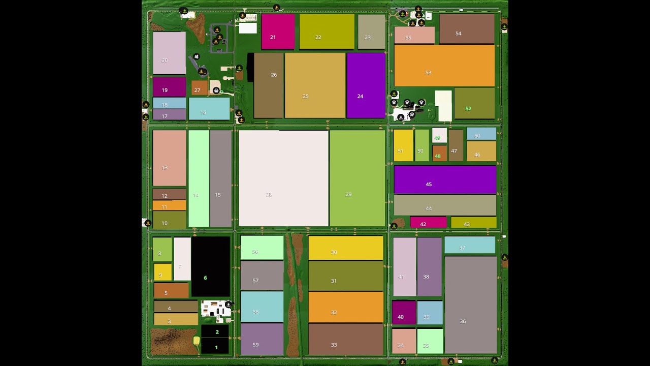 Michigan Cash Crop Acres 4x map | Farming Simulator 19 | Map flyover