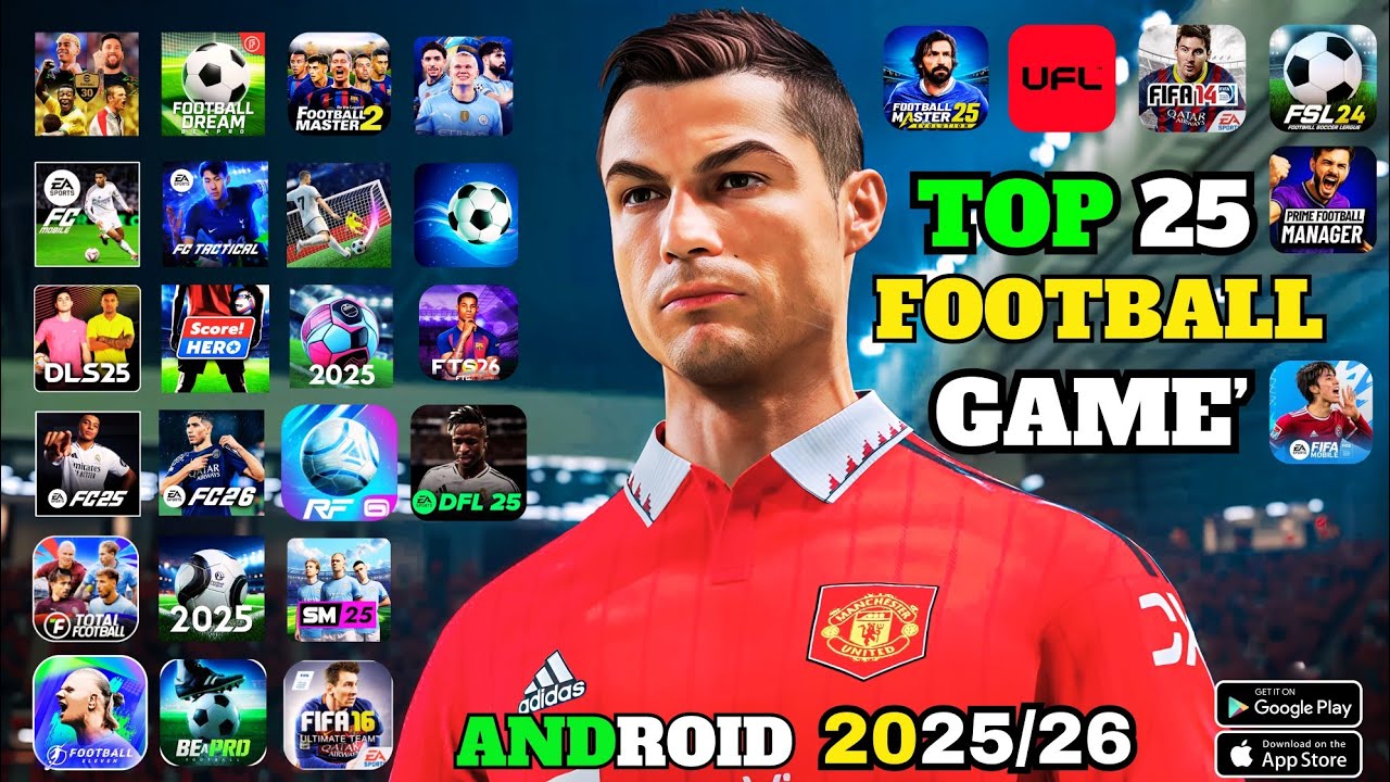⚽ TOP 25 Football Games for Android 2025/26! 🔥 Best Soccer Games You MUST Play! 📱