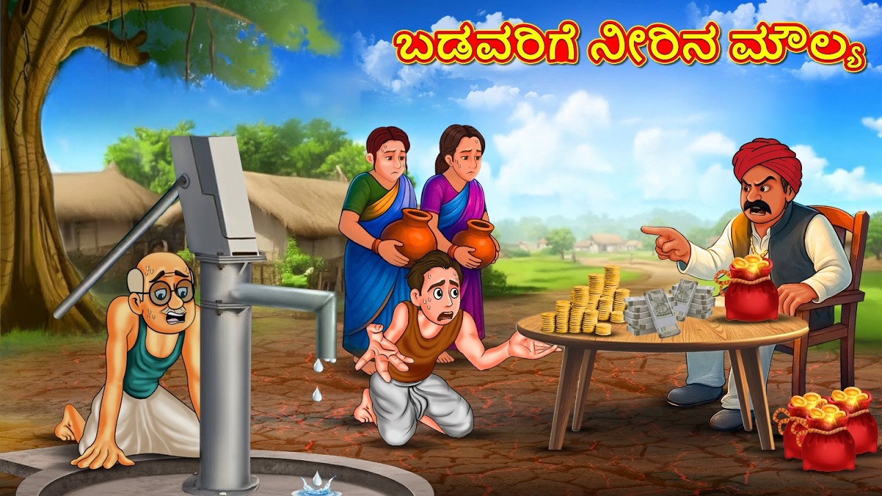 ಬಡವರಿಗೆ ನೀರಿನ ಮೌಲ್ಯ | Kannada Stories | Stories in Kannada | Kannada Kathe | Koo Koo TV