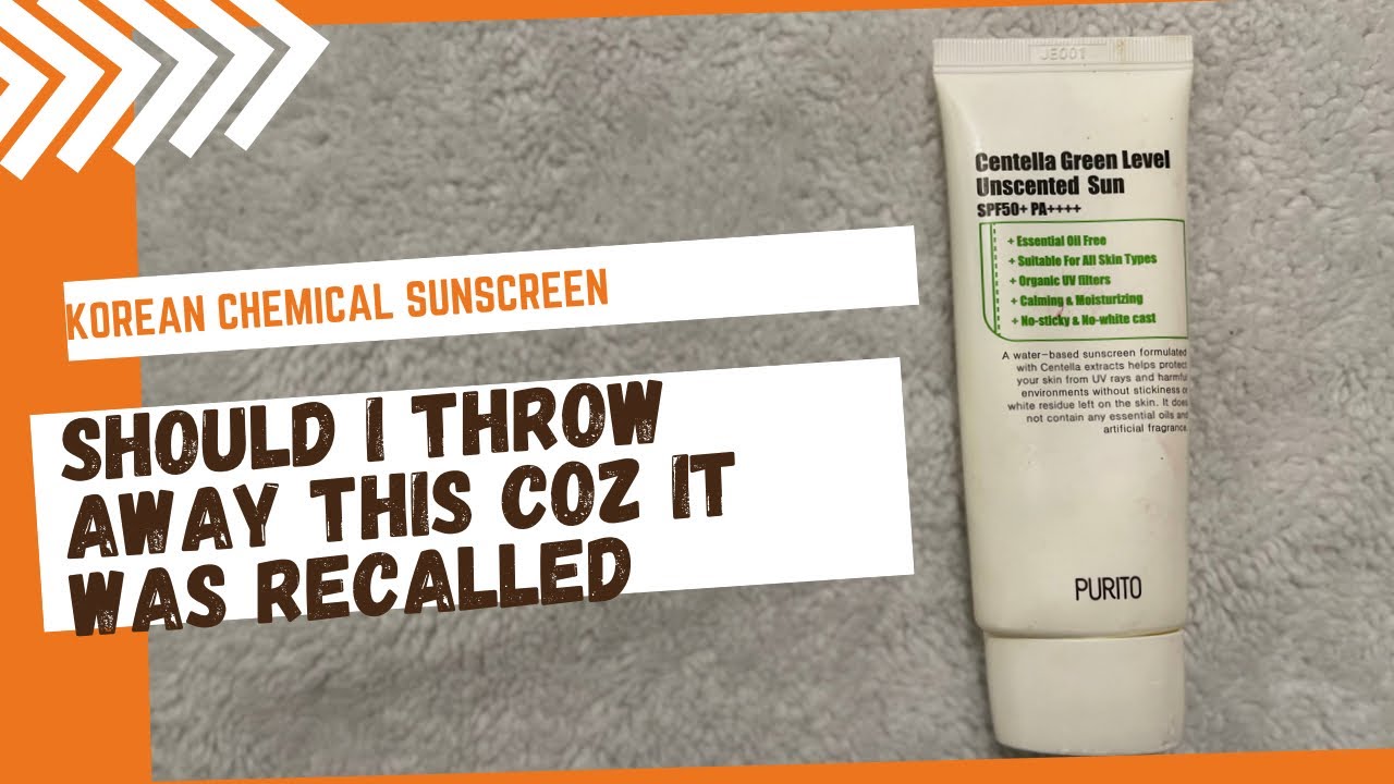 Purito Centella Unscented Sunscreen | Korean sunscreen caught in controversy