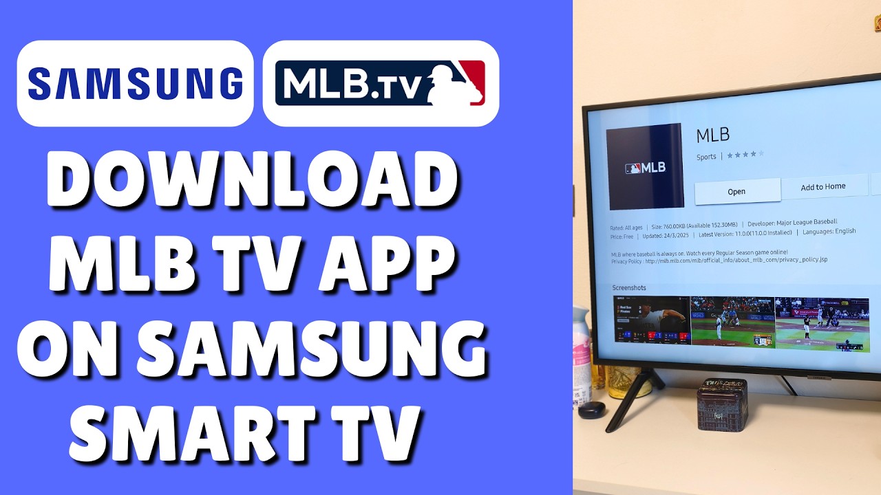 Как установить/смотреть приложение MLB.TV на смарт-телевизоре Samsung (инструкция по установке)