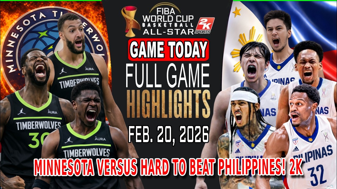 GILAS PILIPINAS vs MINNESOTA GAME TODAY - Philippines Shocking Blowout Win! 2k
