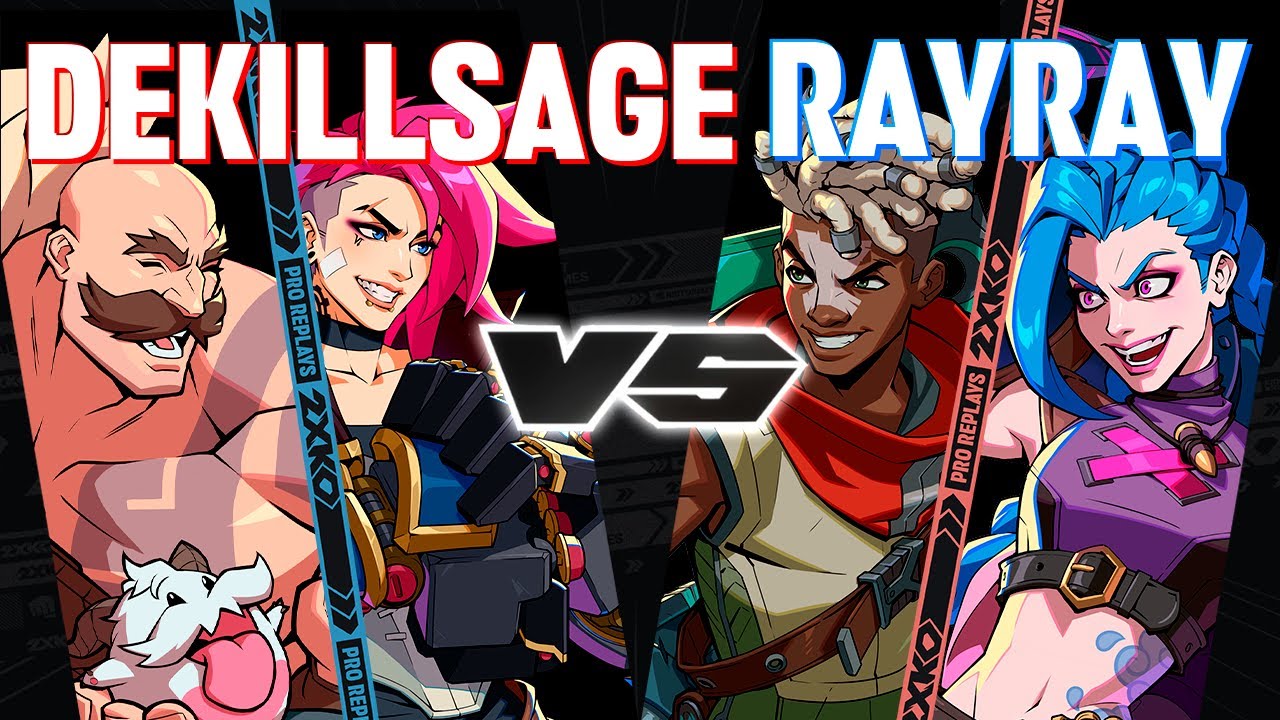 DEKILLSAGE (Braum-VI) против RAYRAY (Ekko-Jinx) ▰ 2XKO повторы уровня Pro