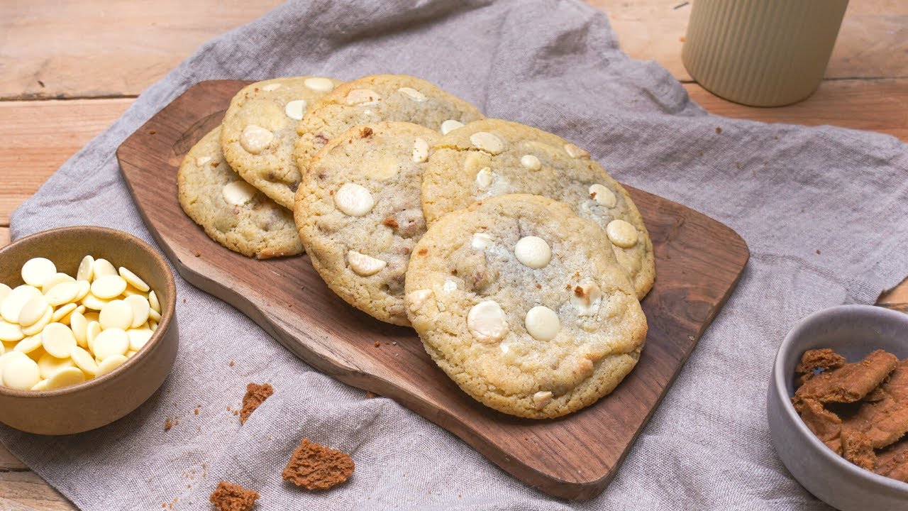 Cookies chocolat blanc spéculoos