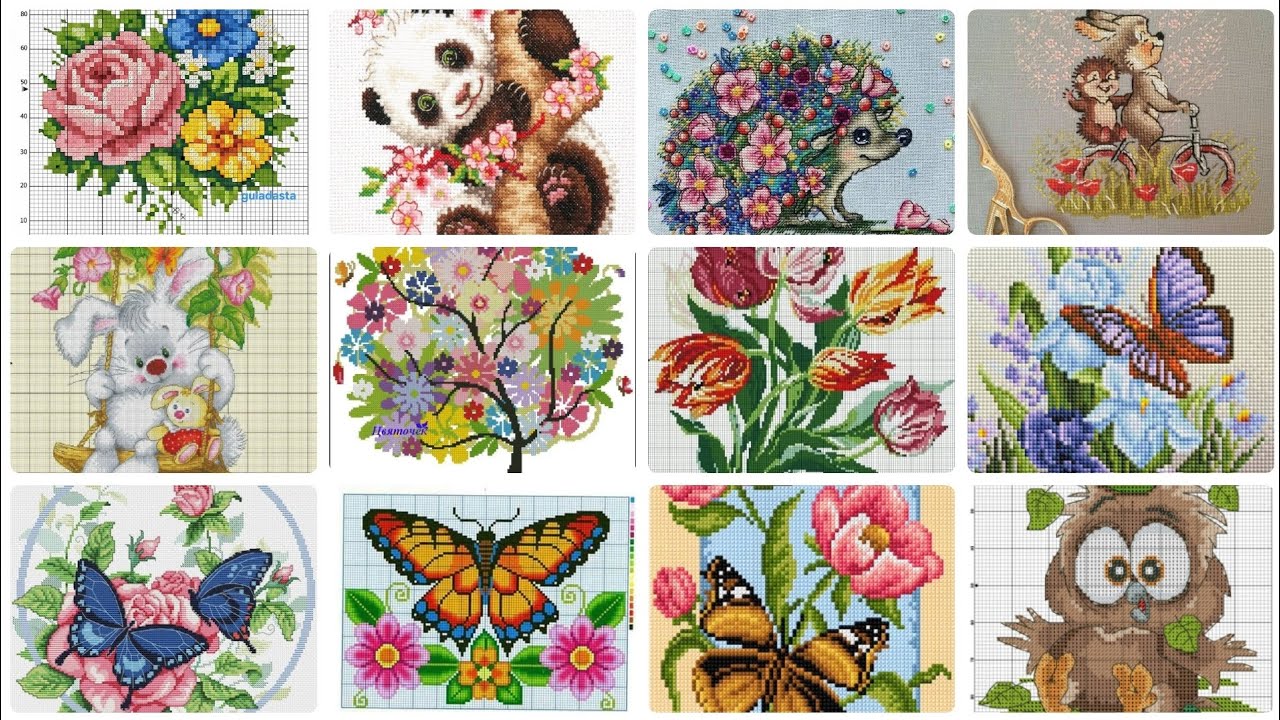 Very attractive and beautiful cross stitch design ideas for home decor