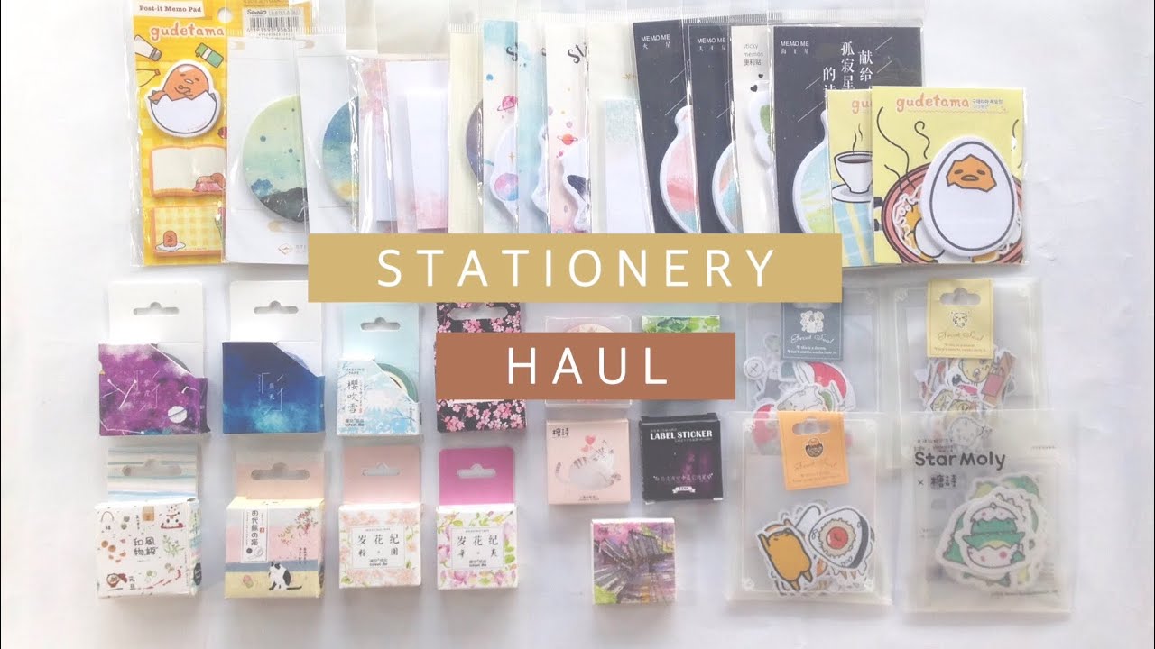🎐stationery haul #2
