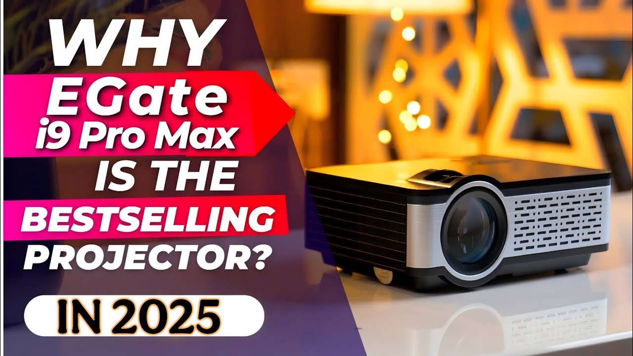 Egate i9 Pro Max Projector Unboxing And Review | Best Projector For Home Theater Under 10000 #egate