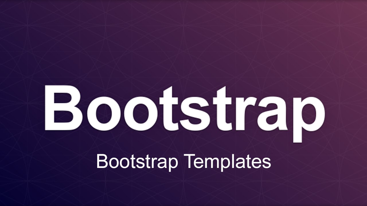 Bootstrap 3 Tutorial 98 - Bootstrap Templates