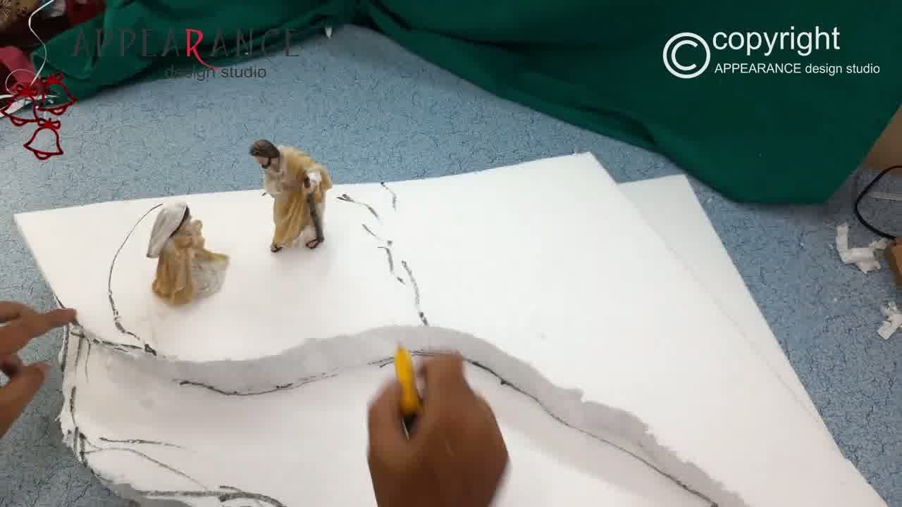 How To Make Crib Christmas ❤  Christmas Crib Making ⭐ Lord Of The Soil  🌹 Christmas Art And Craft