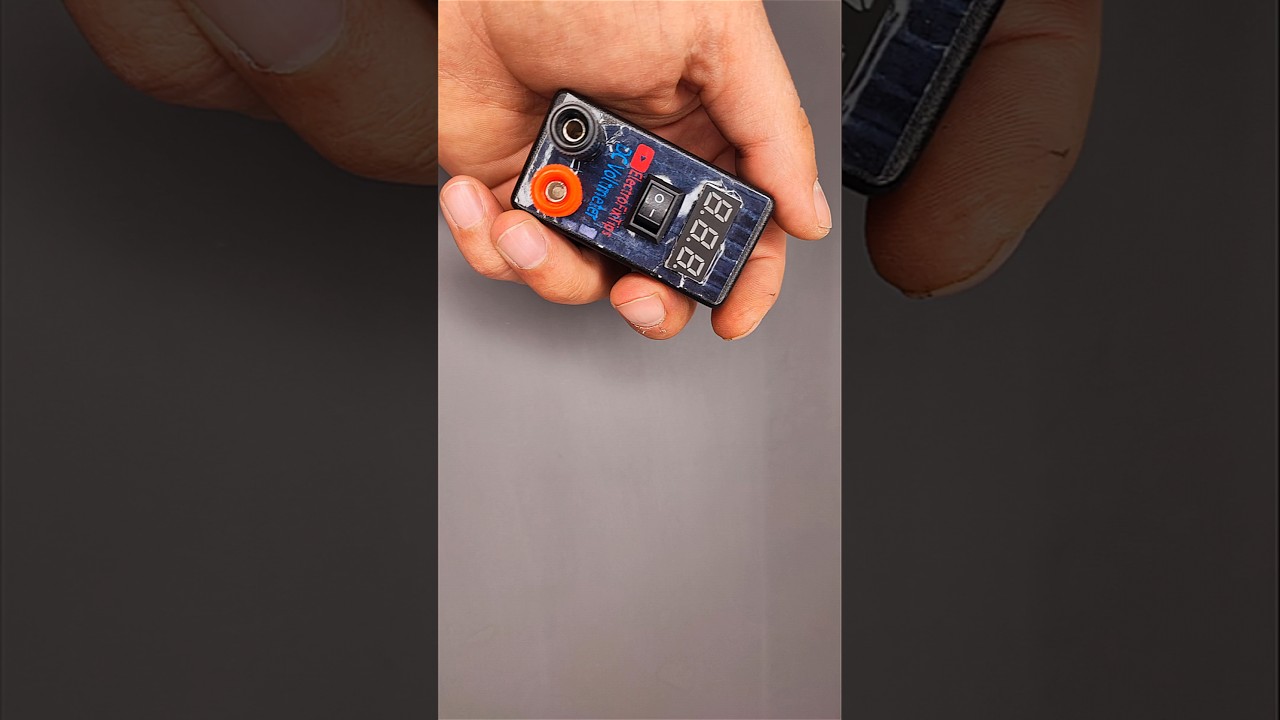 Miniature Voltmeter A DIY Guide! (Full video in comments)