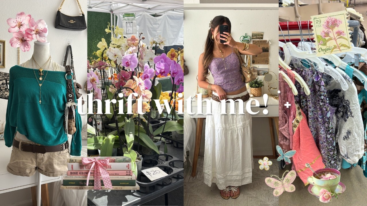 ходим по секонд-хендам вместе!! 💐 весенние яркие находки ˚˖𓍢ִִ໋🌼✨˚˖ .