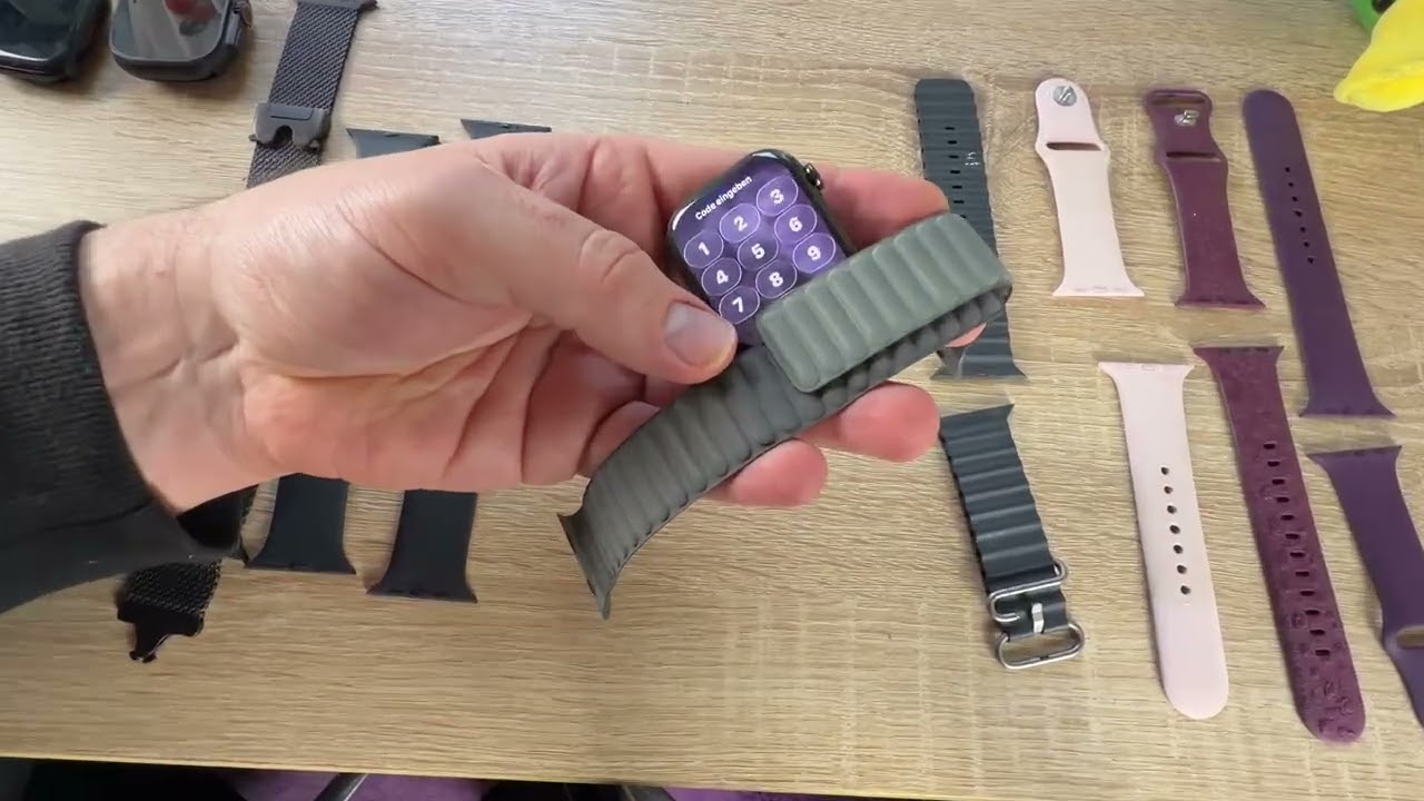 How to change your AppleWatch series 11 watch bands (sport, solo loop&hellip;) iWatch S1 until Pro 3 DIY