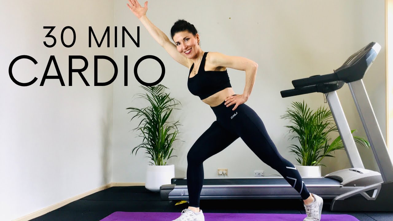 Knee-Friendly Fat Burning Cardio Workout / 30 Min Low Impact Knee-Friendly HIIT Workout