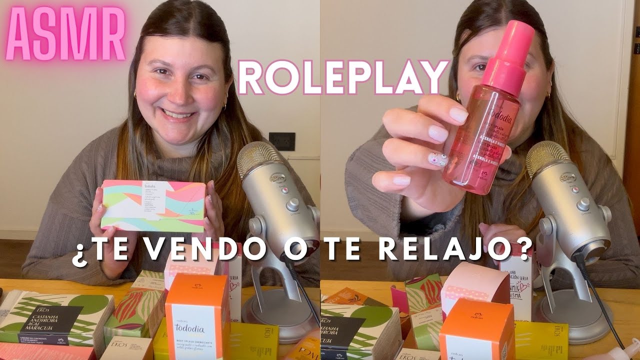 ASMR | ROLEPLAY 🌸 Vendedora de Natura: ¿Te vendo o te relajo?