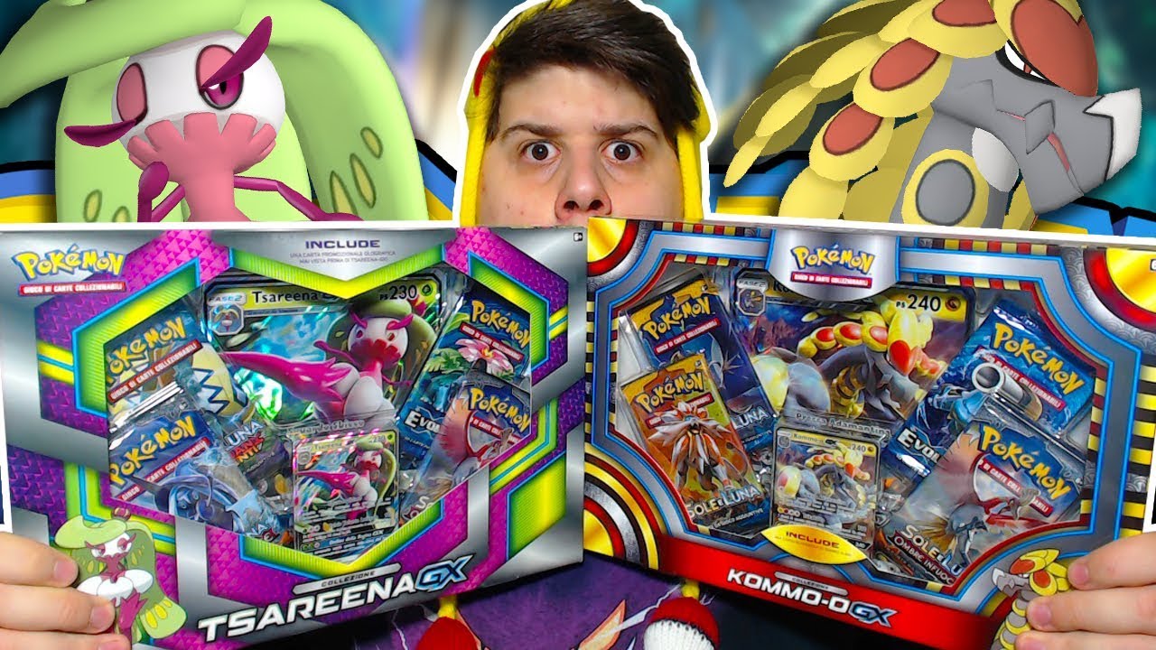 APRO 2 COLLEZIONI IN UN VIDEO! KOMMO-O GX E TSAREENA GX - Pack Opening Pokémon