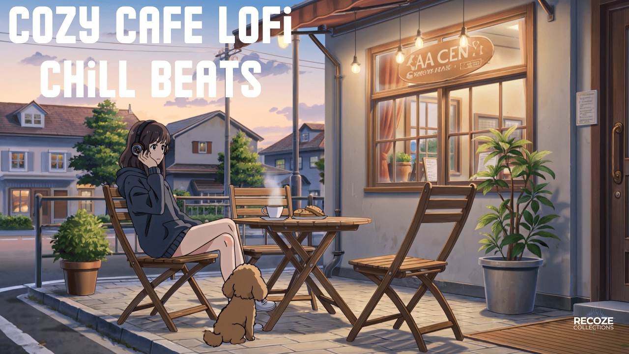 Rin & Luna 🐶 Cozy Café Lofi ☕ Chill Beats to Relax