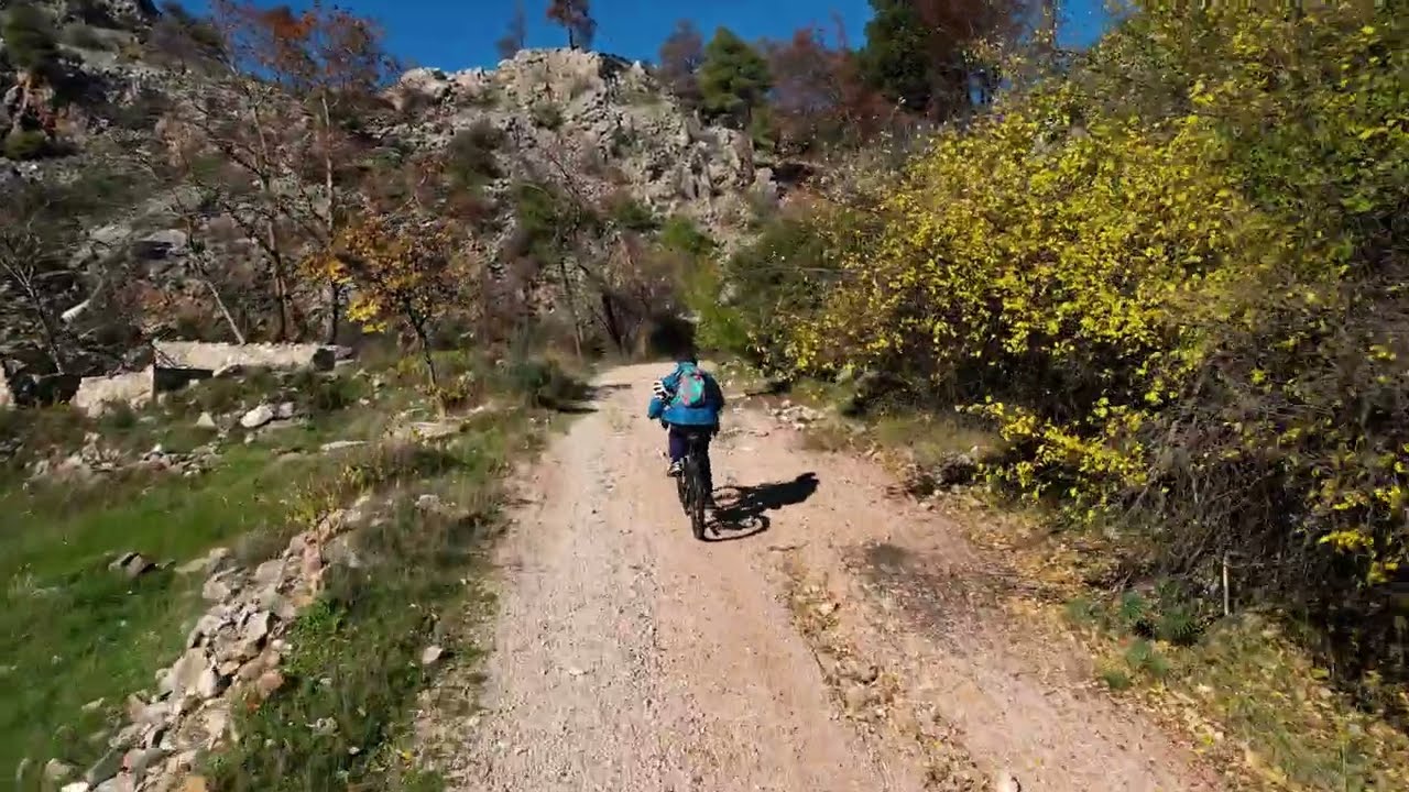 Χάραδρος ποταμός, Mountain biking, Μαραθώνας. DJI Air 2s