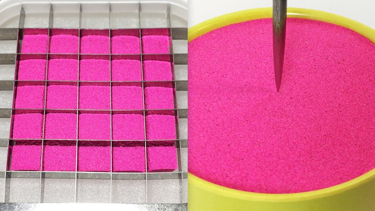 Very Satisfying and Relaxing Compilation 161 Kinetic Sand ASMR