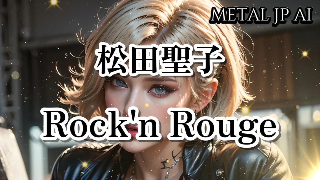 松田聖子【Rock'n Rouge】AIメタル女子がカバーした　AI cover J-Rock