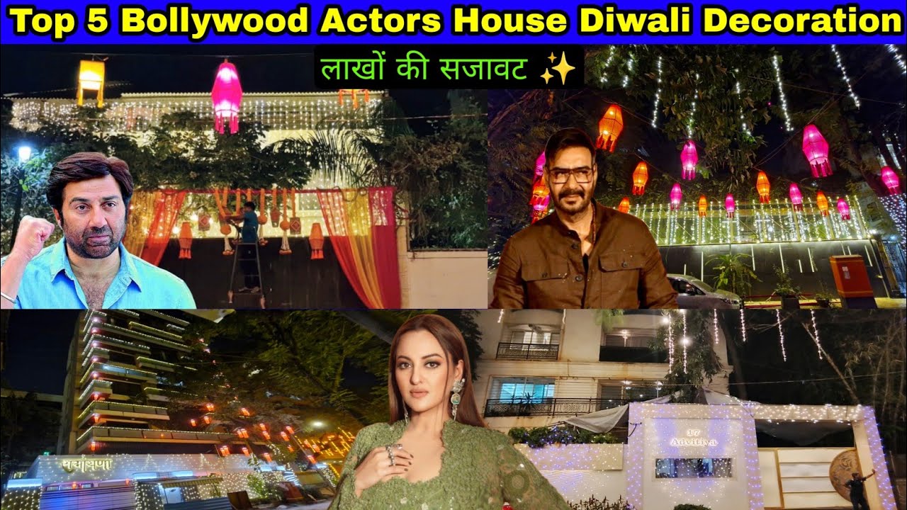 Top 5 Bollywood actors most expensive Diwali Decoration 2025 l Bollywood Celebrities House in Juhu 