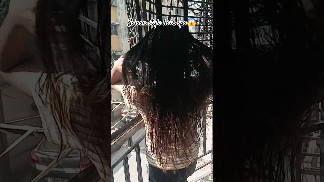 saloon style hair spa at home 😱 || 