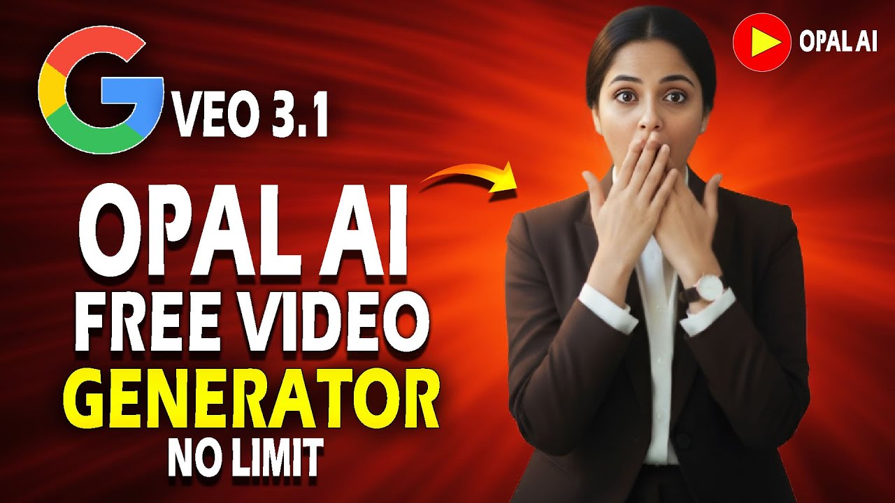 NEW METHOD 😱 Create AI Videos Using OPAL + VEO 3 (100% FREE)