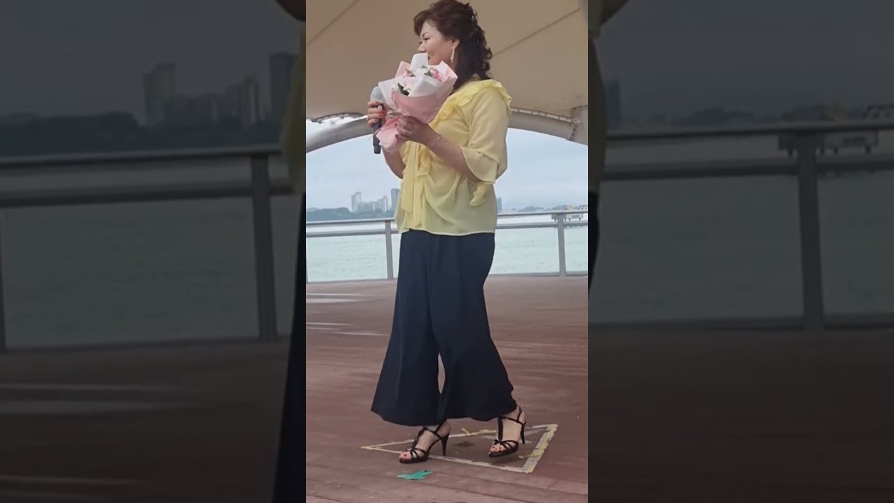 미인가수 황장미/저하늘의 별을찾아/곡/유지나#음악사랑밴드/월미도 갈매기홀/특설무대