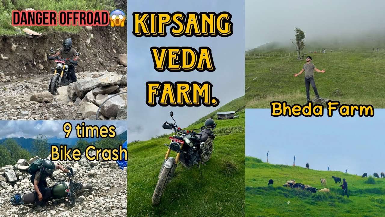 Brutal Off-Road Ride to Kispang Veda Farm | 9 Crashes on Triumph Scrambler 400X! Balche Nuwakot ||