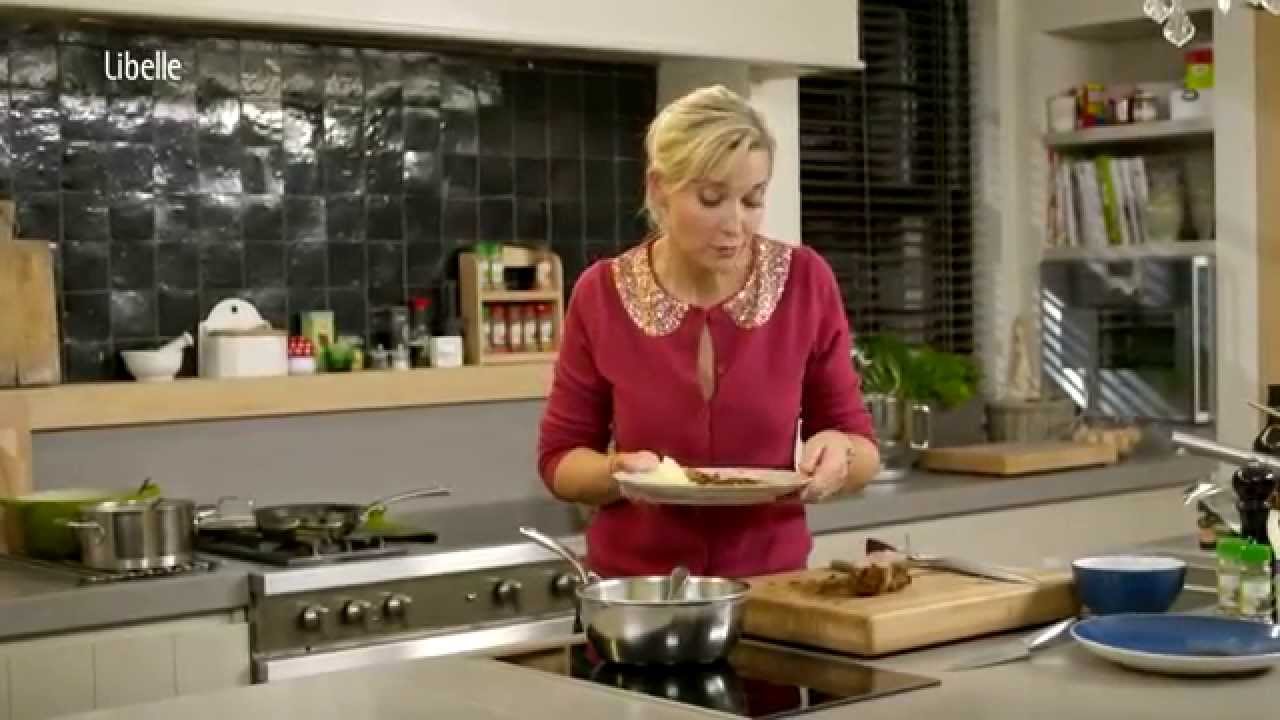 Libelle tv - Ilse Kookt: Varkenskroontje met witloof en kastanjes