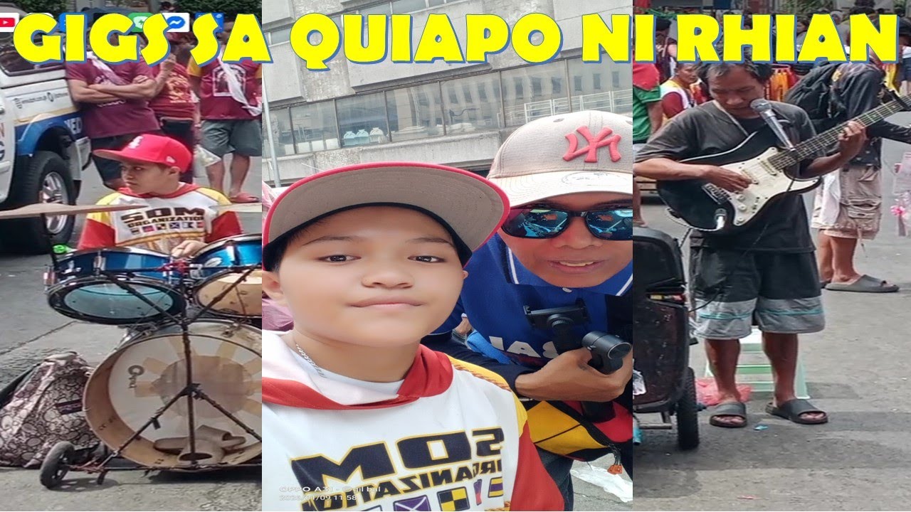 Batang Drummer Rhian Gigs sa Quiapo