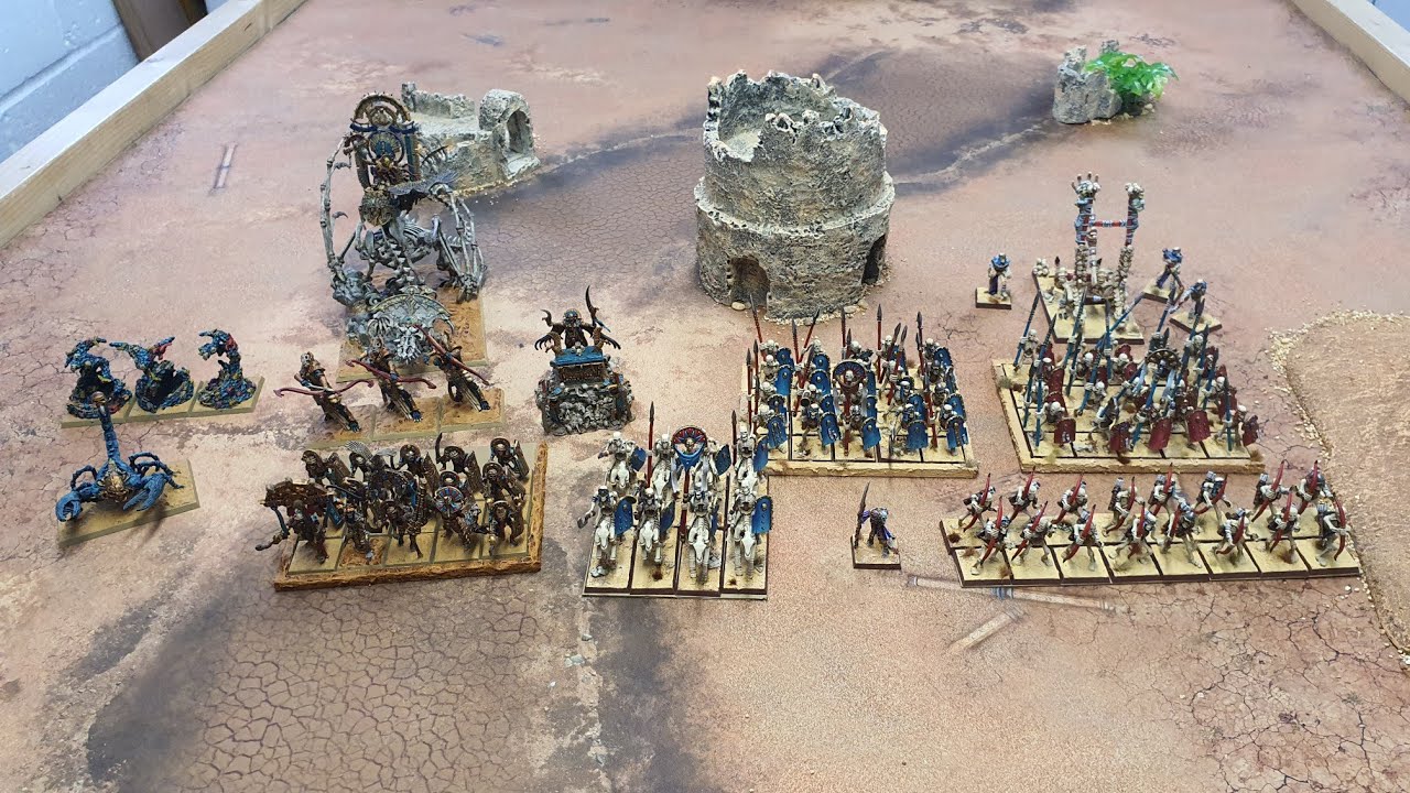 Kingdom of Bretonnia vs Tomb Kings of Khemri: Warhammer Old World Battle Report