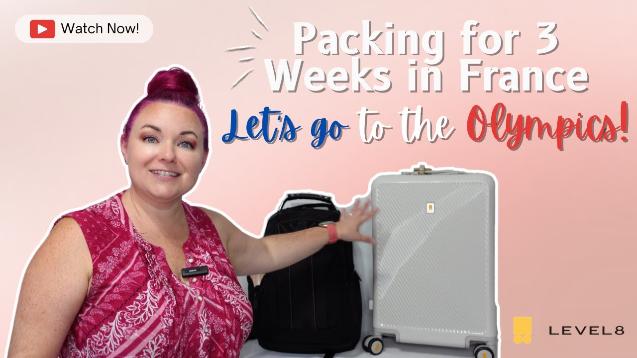 Pack With Me for Europe | Carry On Only for 3 Weeks! | Best Luggage for 2024 - Level8