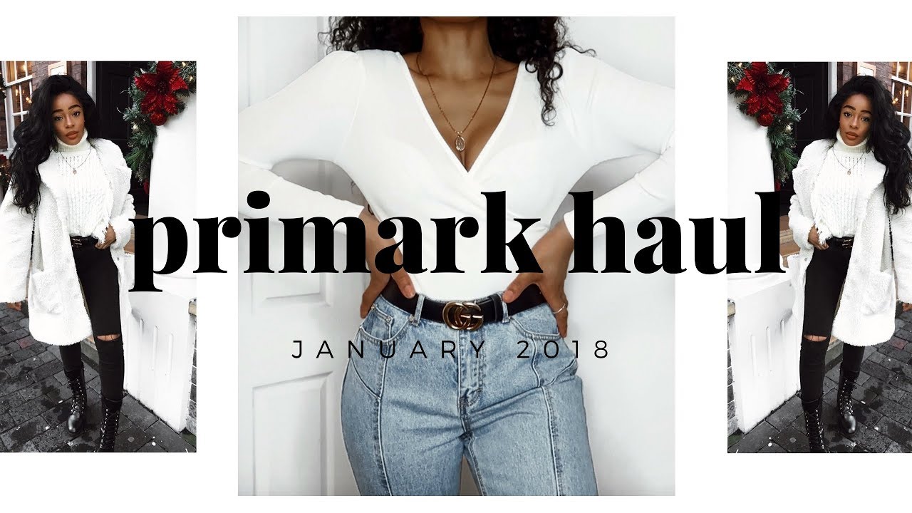 JANUARY 2018 PRIMARK HAUL | CLOTHING TRY ON  - SARAHJOHOLDER