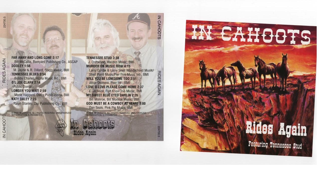 In Cahoots- Will You Be Lonesome Too