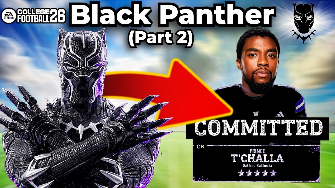 The Black Panther SAVES Wakanda in College Football 26! (Road to Glory)