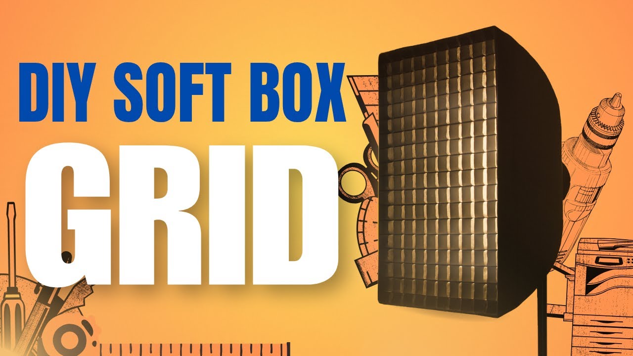 كيفية صناعة جريد السوفت بوكس (اقل تكلفة) | DIY SOFT BOX GRID