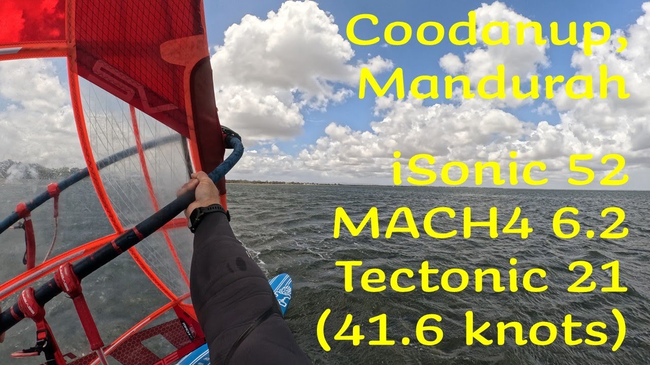 20251123 Coodanup, Mandurah - iSonic 52, MACH4 6.2 (41.6 knots, Session 05)