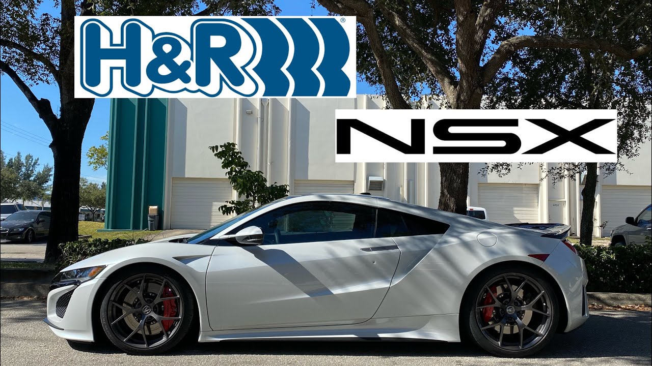 AHC Shop Hours - 2020 Acura NSX NC1 H&R Lowering Springs Installation Guide