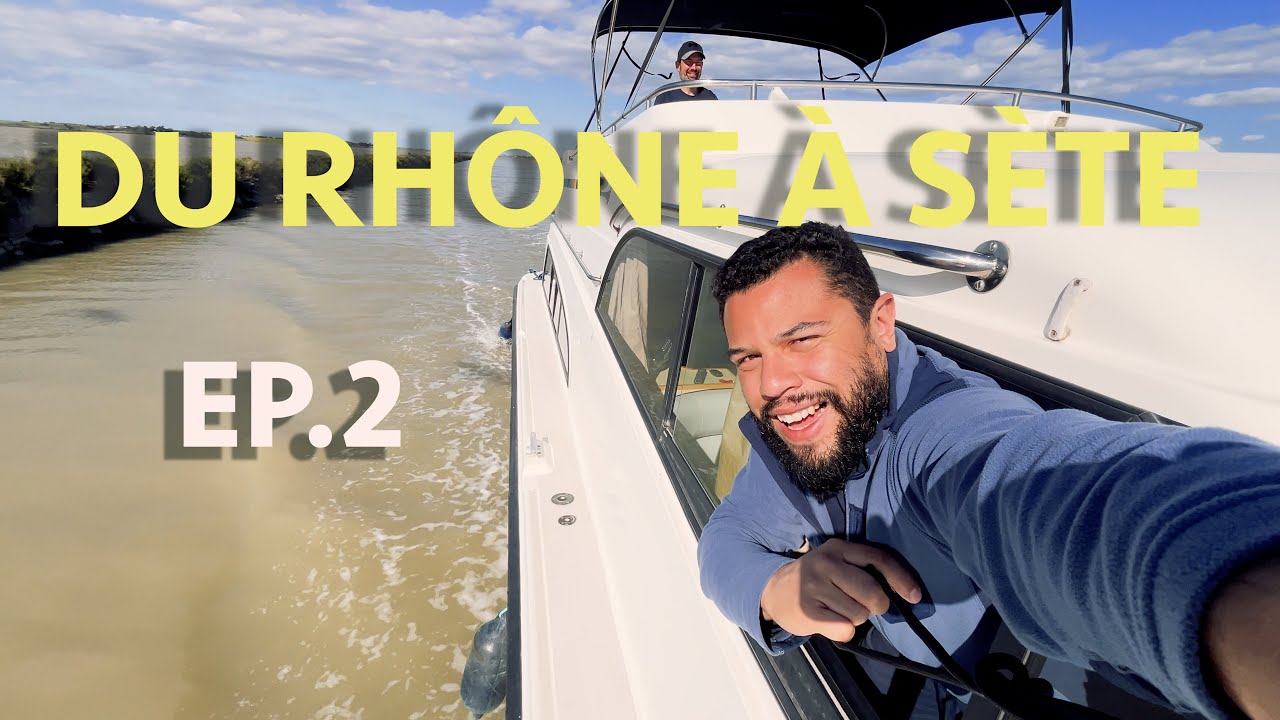 Boating the Canal du Rhône à Sète, Camargue:  From Aigues-Mortes to Mèze, France🇫🇷 |  Ep.2 