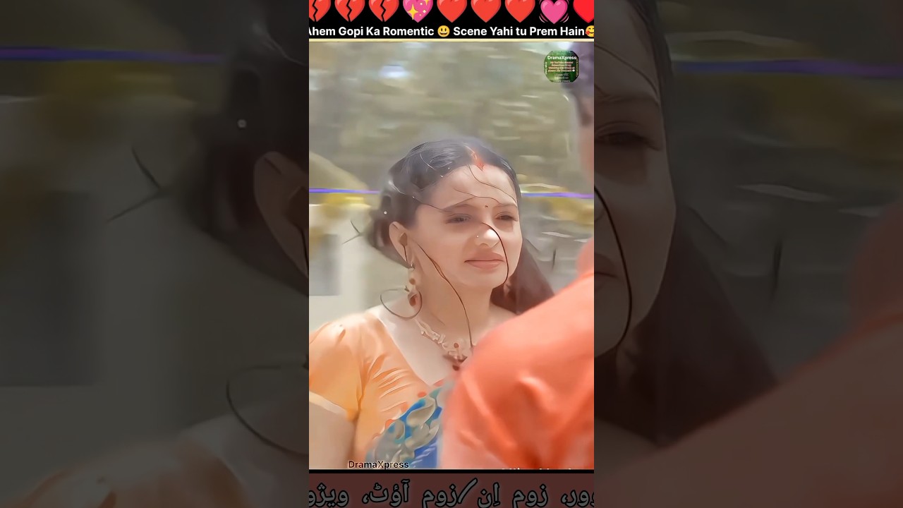 Ahem ❤️ Gopi Rooftop Romance | First Meeting Turns Into a Beautiful Love Story 😍 #Shorts