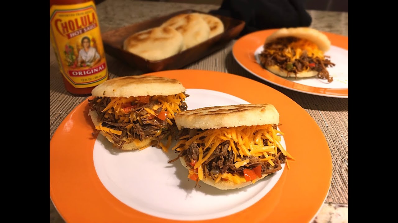 Arepas with Beef Brisket Recipe &bull; A Pre-Colombian Favorite! 💖 - Episode 396